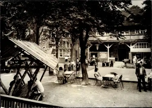 Ak Löbau in der Oberlausitz Sachsen, Honigbrunnen, Löbauer Berg, HO-Berg- und Waldgaststätte