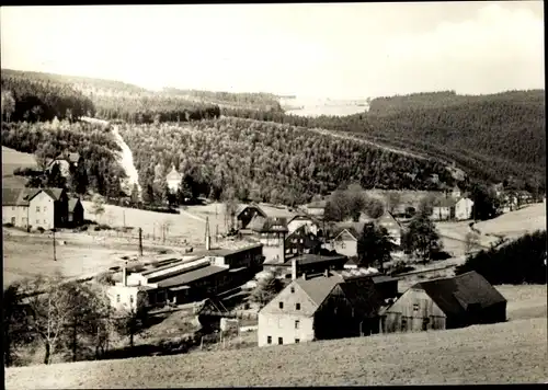 Ak Schlössel Jöhstadt im Erzgebirge Sachsen, Ortsansicht