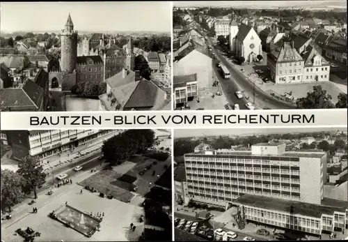 Ak Bautzen in der Oberlausitz, Blick vom Reichenturm