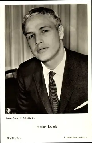 Ak Schauspieler Marlon Brando, Portrait