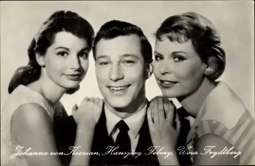 Ak Schauspieler Johanna von Koczian, Hansjörg Felmy, Wera Frydtberg