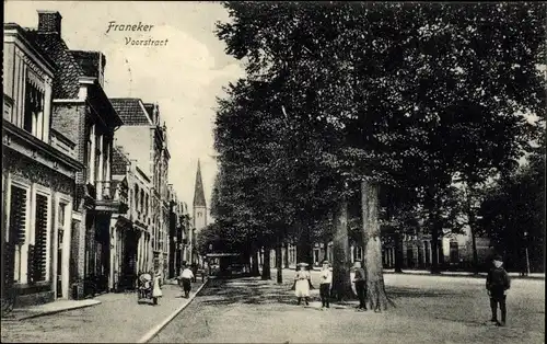 Ak Franeker Friesland Niederlande, Voorstraat