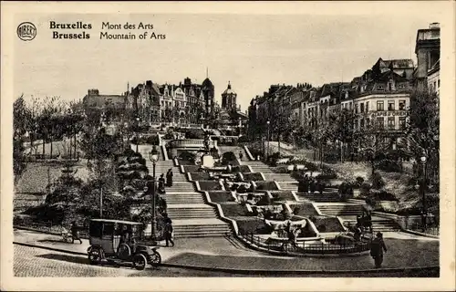 Ak Bruxelles Brüssel, Mont des Arts