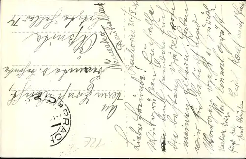 Ak Prachovice bei Třemošnice Tremoschnitz Region Pardubice, Gesamtansicht