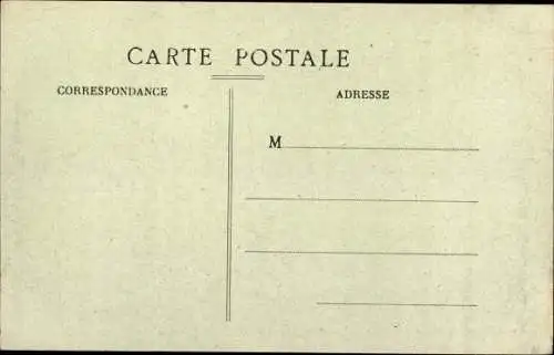 Ak Soissons Aisne, Construction du Pont, Kriegszerstörungen, I. WK