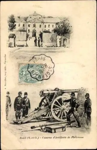 Ak Rueil Malmaison Hauts de Seine, Caserne d'Artillerie de Forteresse