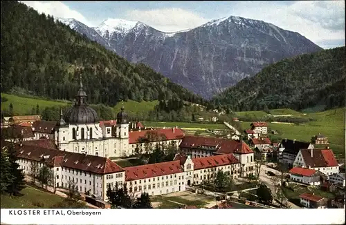 Ak Ettal Oberbayern, Kloster
