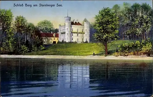 Ak Berg am Starnberger See in Oberbayern, Schloss Berg