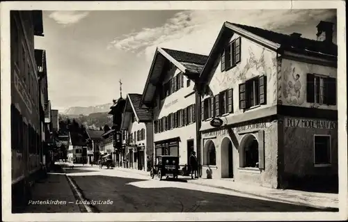 Ak Garmisch Partenkirchen in Oberbayern, Ludwigstraße