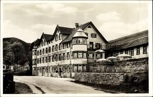 Ak Obertal Baiersbronn im Schwarzwald, Gasthof-Pension Sonne