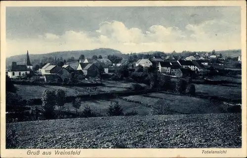 Ak Weinsfeld Prüm in der Eifel, Totalansicht