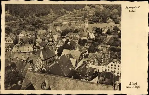 Ak Monschau Montjoie in der Eifel, Blick vom Schloss