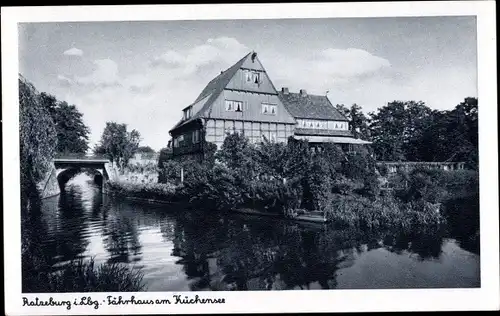 Ak Ratzeburg im Herzogtum Lauenburg, Fährhaus am Küchensee