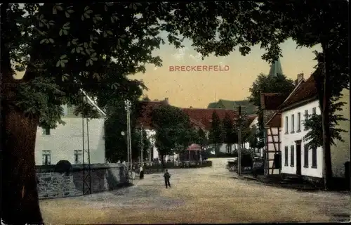 Ak Breckerfeld im Sauerland, Dorfpartie