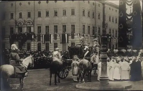 Ak Berlin Mitte, Hochzeit 1905, Kronprinz Wilhelm von Preußen, Kronprinzessin Cecilie