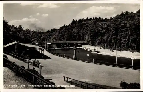 Ak Remscheid im Bergischen Land, Strandbad im Eschbachtal