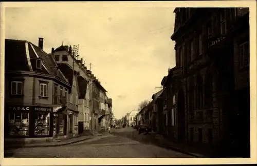 Ak Brumath Elsass Bas Rhin, Rue Jacques Kablé, Droguerie