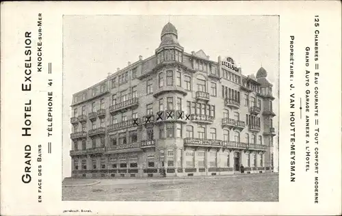 Ak Knokke Heist Heyst Knocke sur Mer Westflandern, Grand Hotel Excelsior