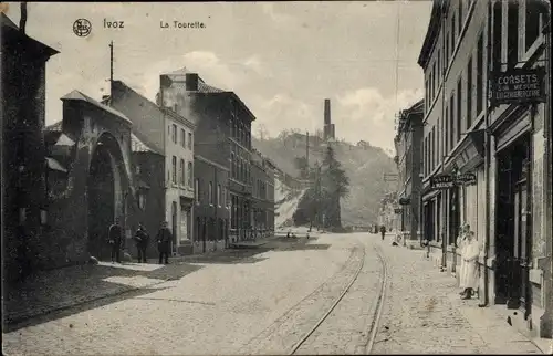 Ak Ivoz Flémalle Wallonien Lüttich, La Tourette, Straßenpartie