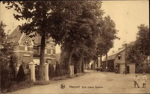 Ak Hamont Flandern Limburg, Villa Dokter Somers