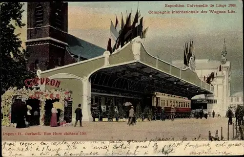Ak Liège Lüttich Wallonien, Exposition Universelle 1905, Compagnie Internationale des Wagons Lits