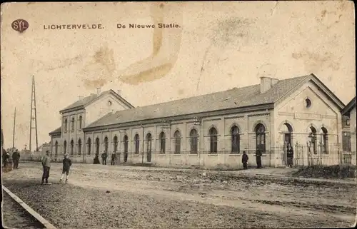 Ak Lichtervelde Westflandern, De Nieuwe Statie, Bahnhof