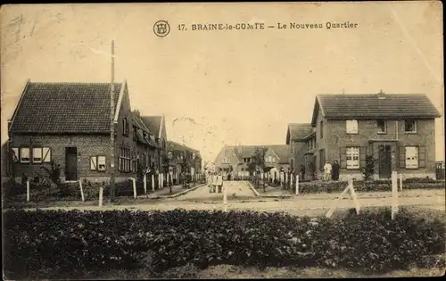 Ak Braine le Comte Wallonien Hennegau, Le Nouveau Quartier
