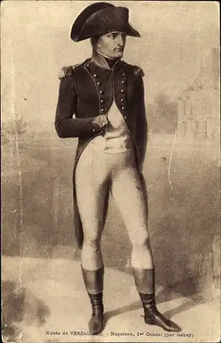 Künstler Ak Isabey, Napoleon Bonaparte, Standportrait