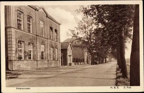 Ak Heerenveen Friesland Niederlande, H. B. S. II Fok