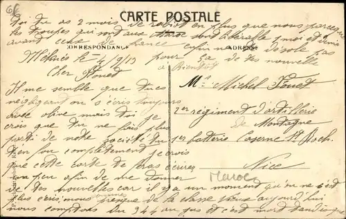 Ak Marokko, Le Convoi Serpentant