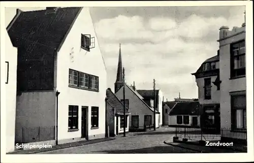 Ak Zandvoort Nordholland Niederlande, Schelpenplein