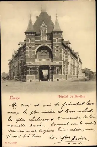Ak Liège Lüttich Wallonien, Hopital de Baviere