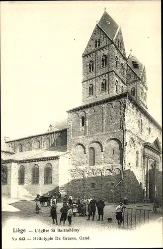 Ak Liège Lüttich Wallonien, l'Eglise St Barthelemy