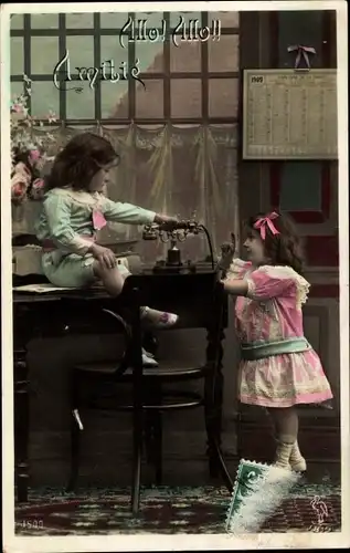 Ak Allo, Allo!, Amitie, Kinder am Telefon