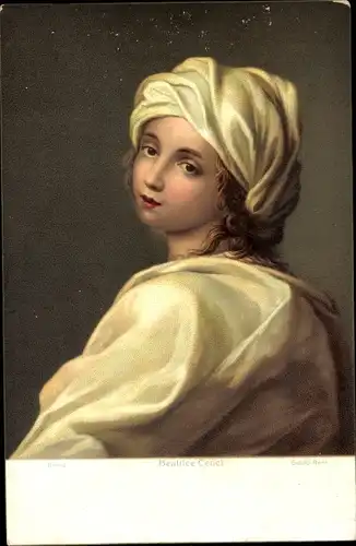 Künstler Ak Reni, Guido, Beatrice Cenci, Portrait, Stengel