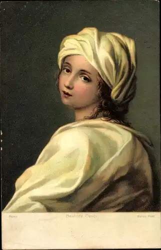 Künstler Ak Reni, Guido, Beatrice Cenci, Portrait, Stengel