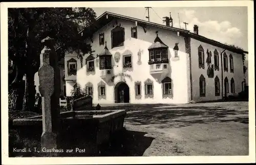 Ak Kundl in Tirol, Gasthaus zur Post