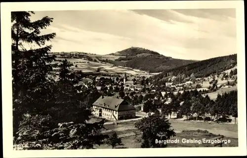 Ak Geising Altenberg im Erzgebirge, Totalansicht