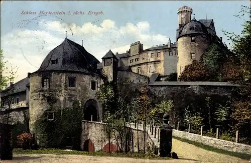 Ak Hartenstein im Erzgebirge, Schloss Hartenstein