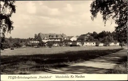 Ak Weinböhla in Sachsen, Blick auf das FDGB Erholungsheim Heidehof