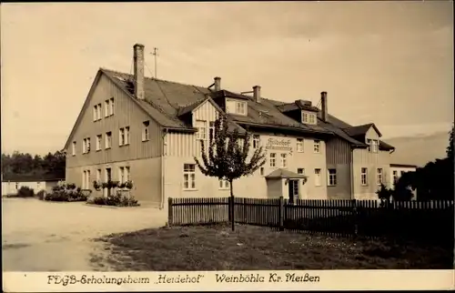 Ak Weinböhla in Sachsen, FDGB Erholungsheim Heidehof