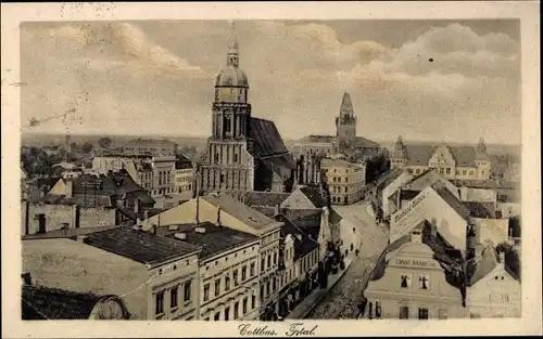 Ak Cottbus in der Niederlausitz, Totalansicht