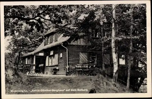 Ak Kirchberg in Sachsen, Anton Günther Berghaus auf dem Borberg