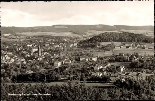 Ak Kirchberg in Sachsen, Panorama, mit Geiersberg