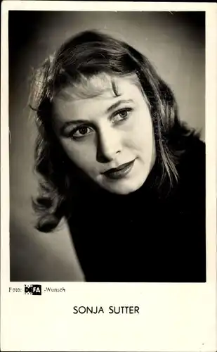 Ak Schauspieler Sonja Sutter, Portrait