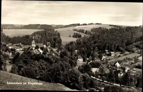 Ak Lauenstein Altenberg im Erzgebirge, Teilansicht