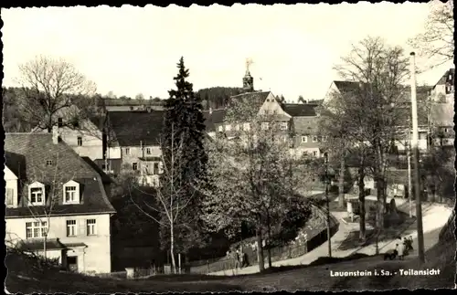 Ak Lauenstein Altenberg im Erzgebirge, Teilansicht