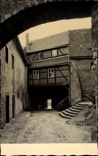 Ak Radeberg in Sachsen, Schloss Klippenstein, Innenhof