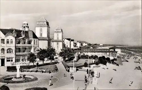 Ak Seebad Binz auf Rügen, Wendeplatz, Konzertplatz und Kurhaus