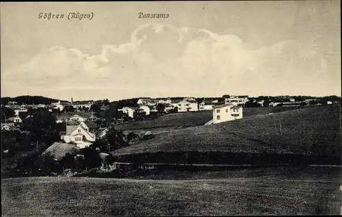 Ak Ostseebad Göhren auf Rügen, Panorama